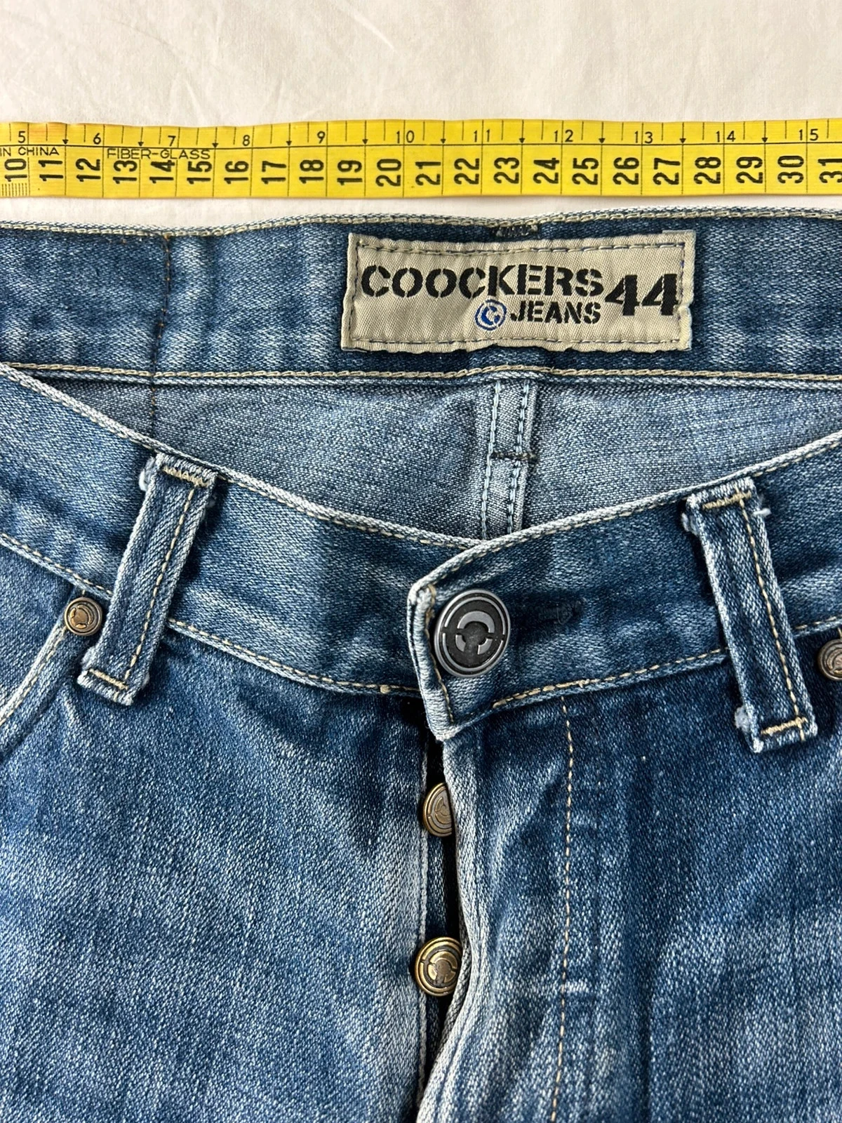 Jean recta azul coockers jeans 44 vintage bordado en la parte posterior talla 44 – photo 9